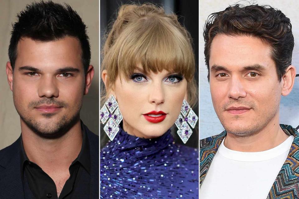 Todd Williamson/Getty, Neilson Barnard/Getty Images for The Recording Academy, Gilbert Flores/Variety via Getty Taylor Lautner; Taylor Swift; John Mayer