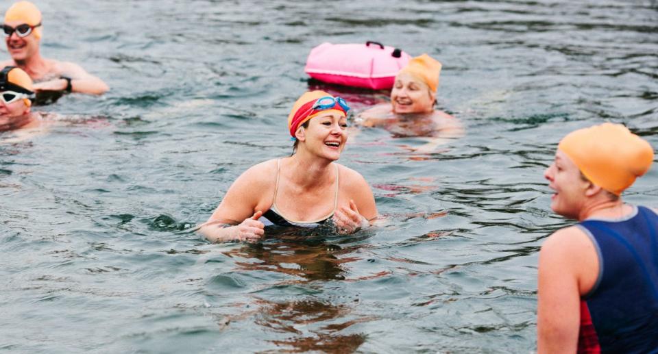 Open water swimming. (Getty Images)