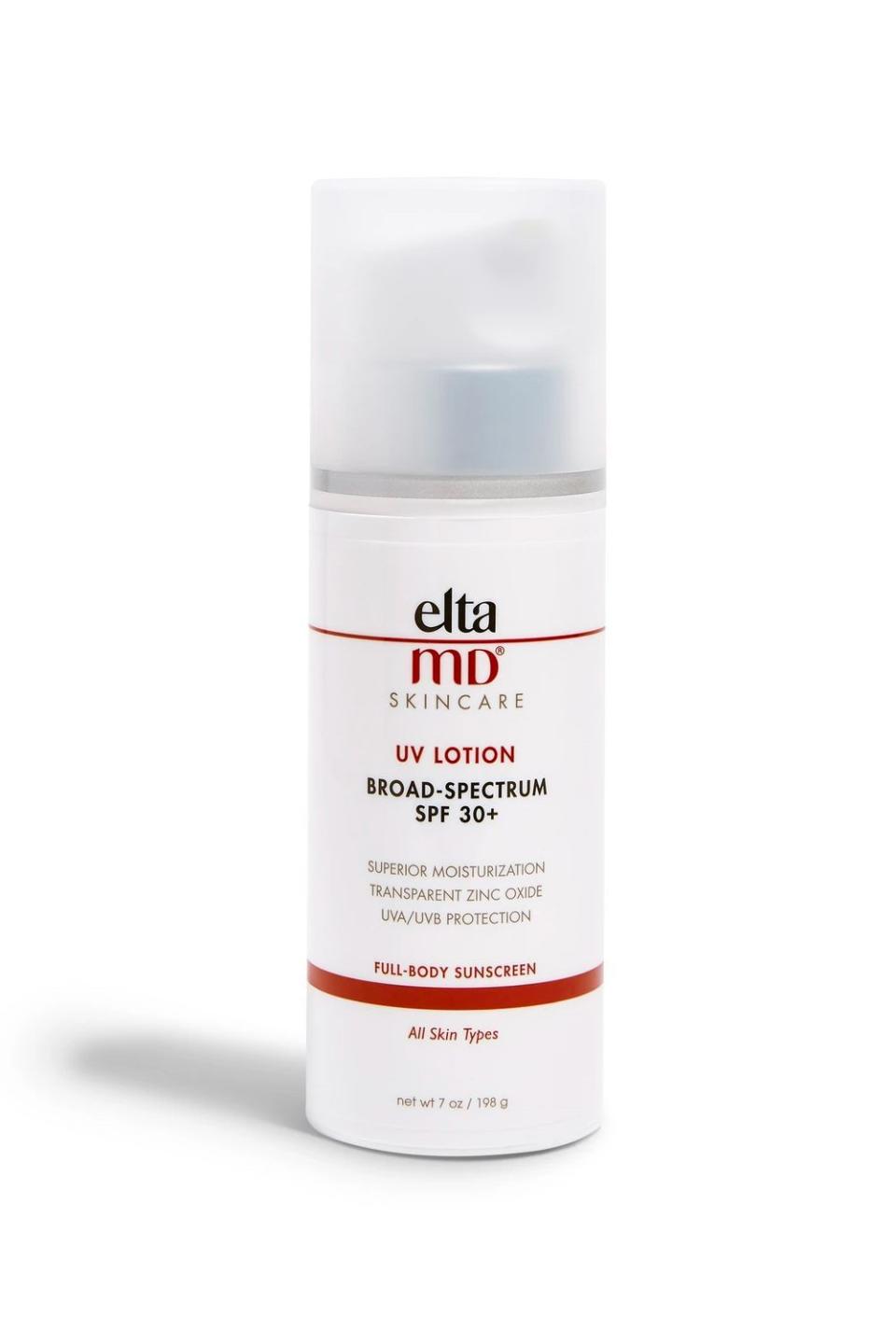 4) EltaMD UV Lotion Broad-Spectrum SPF 30+