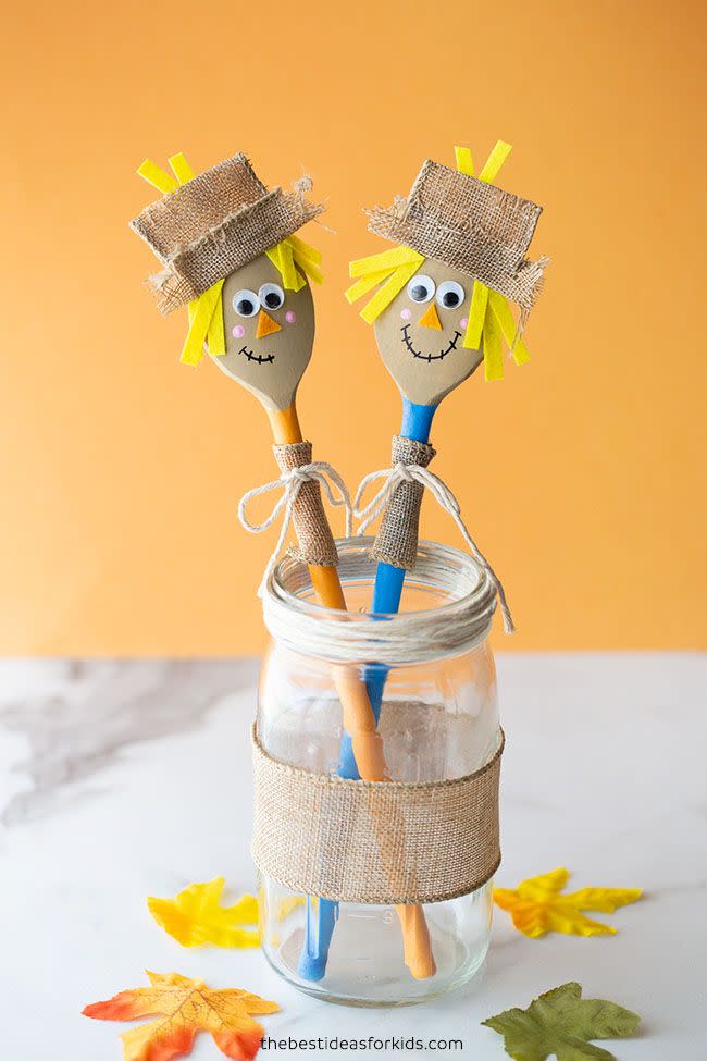 Wooden Spoon Scarecrow