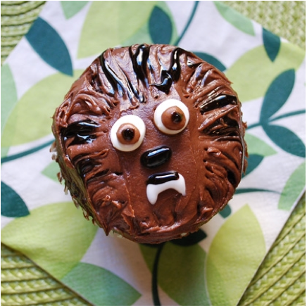 Chewbacca's Wookiee Cupcakes