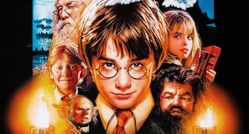 Detail from Drew Struzan's poster for Harry Potter and the Philosopher's Stone. (Warner Bros.)