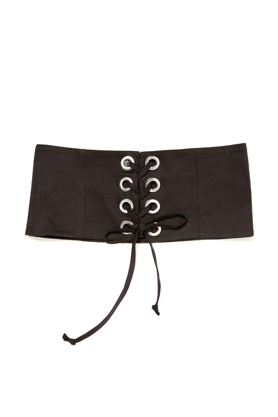 <p>Zara Corset with Metallic Rings, $23; <a rel="nofollow noopener" href="https://www.zara.com/us/en/woman/accessories/view-all/corset-with-metallic-rings-c719013p4516524.html" target="_blank" data-ylk="slk:zara.com;elm:context_link;itc:0;sec:content-canvas" class="link ">zara.com</a></p>