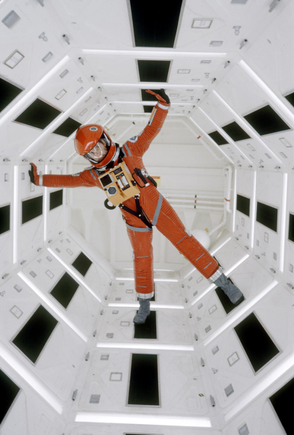 Actor Keir Dullea in space suit in scene from motion picture 2001: A Space Odyssey.  (Photo by Dmitri Kessel/The LIFE Picture Collection via Getty Images)