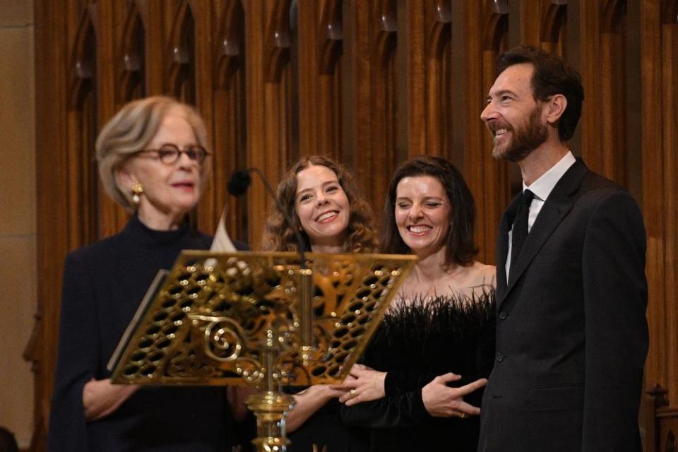 Quentin Bryce speaks at the service