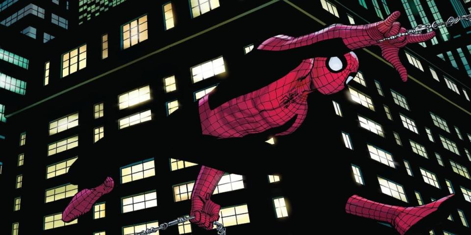 Spider-Man doesn't appear in Madame Web, but Peter Parker does.<p>Marvel</p>