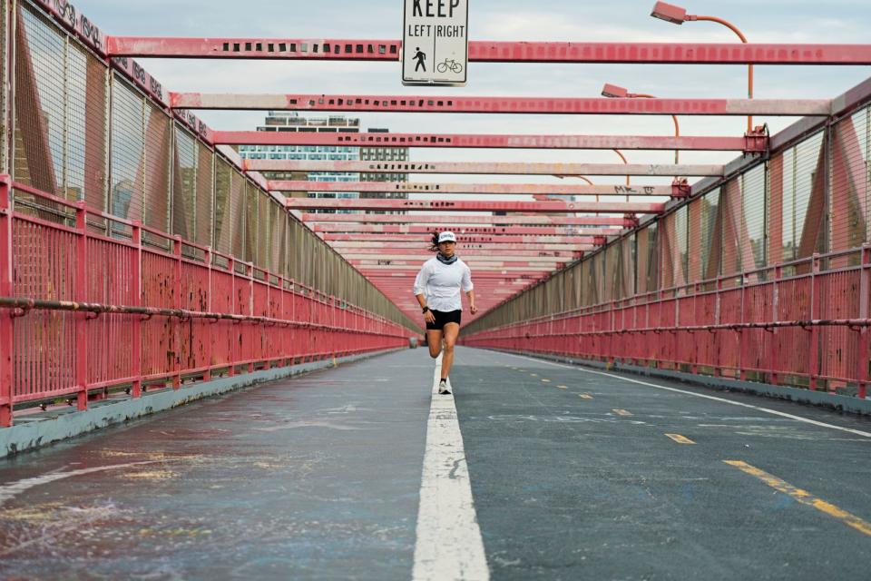 Man findet wohl nirgendwo so viel urbanes Flair wie im Big Apple. Beim morgendlichen "Run" durch New York lässt sich die Metropole noch einmal mit ganz anderen Augen erkunden. (Bild: Drew Reynolds/Wings for Life World Run)