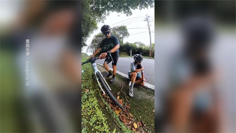 運動網紅騎單車遭卡車擦撞　險命喪輪下喊「活著真好」