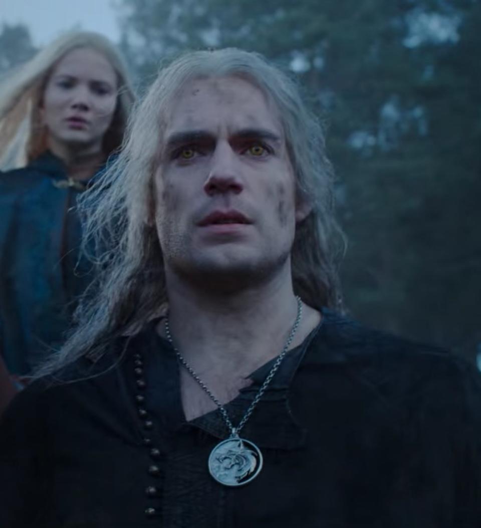 Henry Cavill as Geralt of Rivia travels alongside Ciri in "The Witcher" Season 2, Episode 1, "A Gain of Truth"