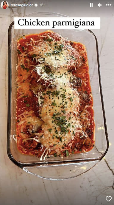 Teresa Giudice's chicken parmigiana.