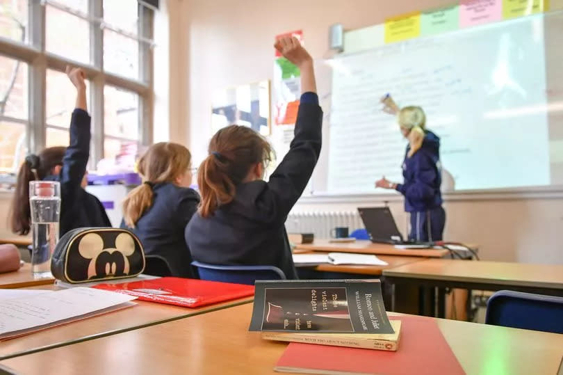 Stock photo of students in a lesson