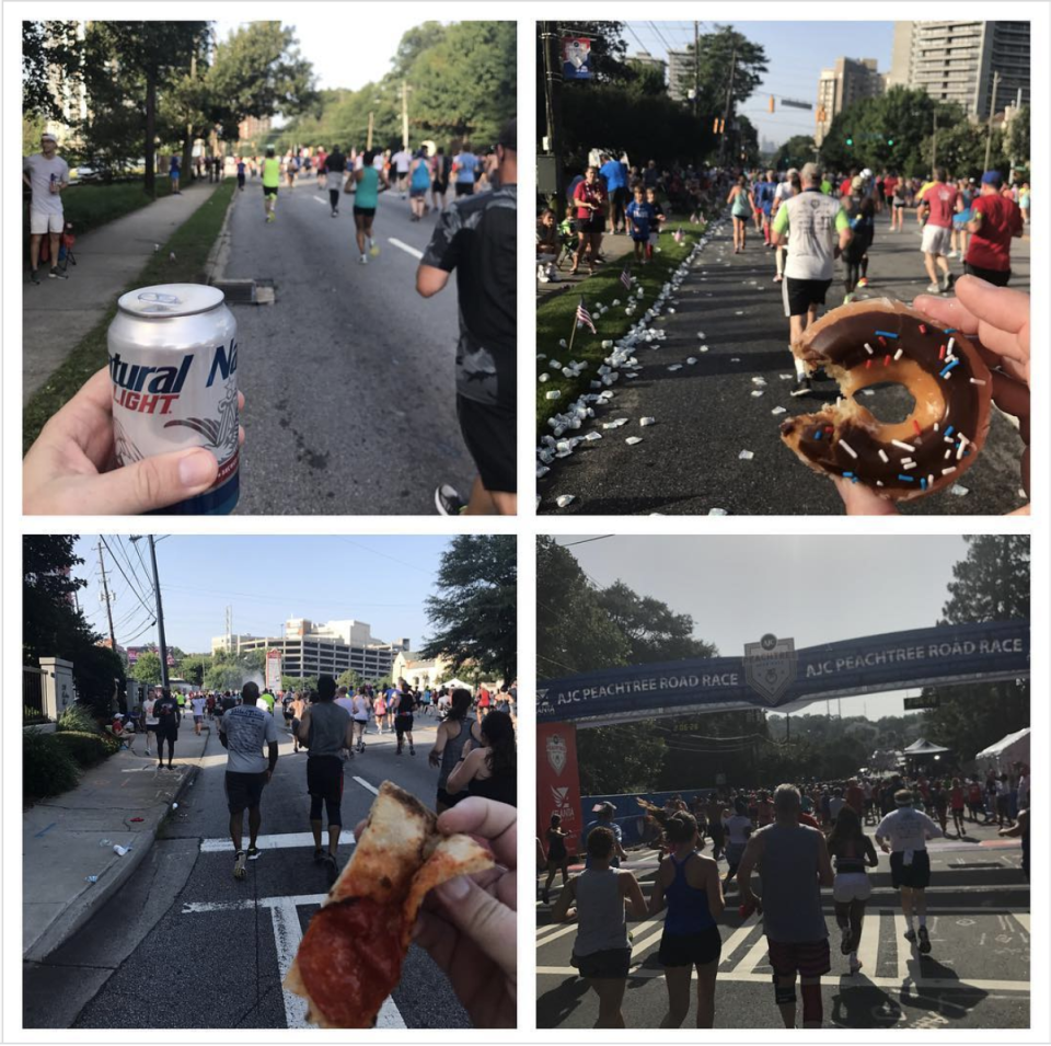 This is how you do a 10K right. (Courtesy of Jay Busbee) 
