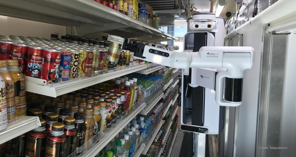 透過NVIDIA技術，機器人新創Telexistence協助日本便利商店節省補貨上架人力