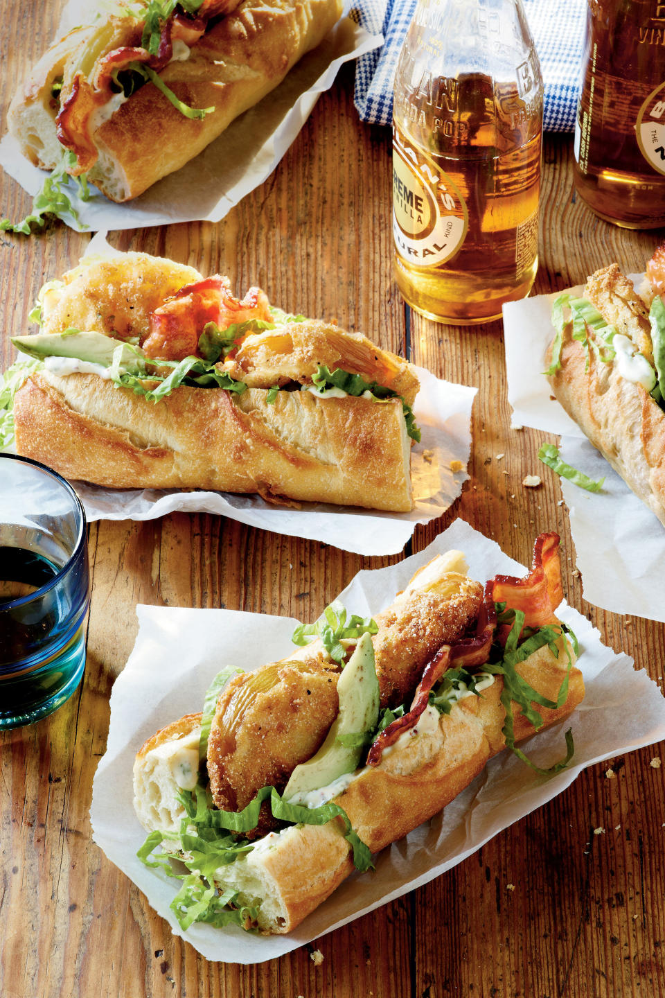 Fried Green Tomato Po'boys