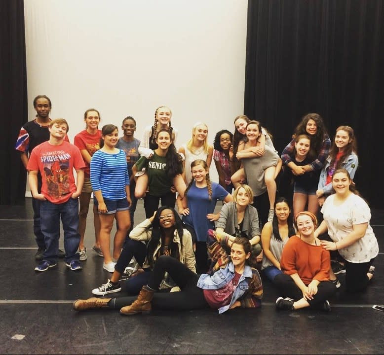 <em>Jade Madison Scott in theatre class at Tampa Prep</em>