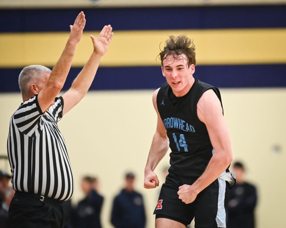 Arrowhead senior and UW-Green Bay recruit Bennett Basich is one of the many stars to watch this weekend at the 2024 WIAA boys state basketball tournaments in Madison.