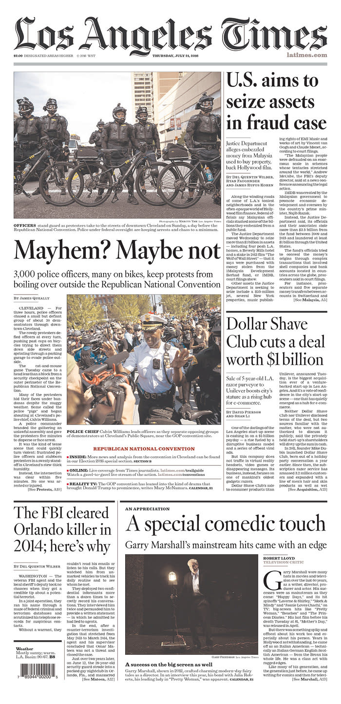 Mayhem? Maybe not - Los Angeles Times