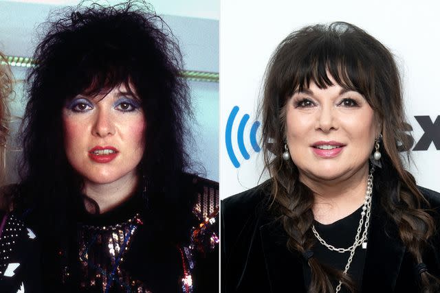 <p>MpiRock/MediaPunch via Getty; Noam Galai/Getty</p> Ann Wilson in 1983 and 2022