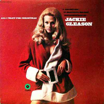 Jackie Gleason looked more like Santa then this woman, but the suit fit her better.