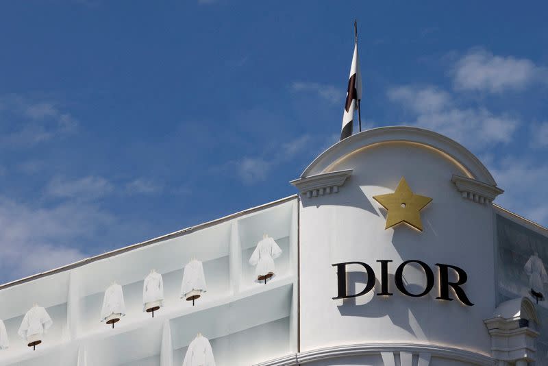 Logo of Dior in Paris