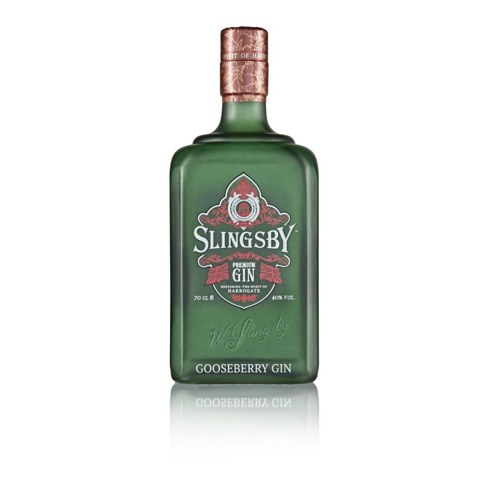 <p>Inspired by the fruity tones of a crisp New Zealand sauvignon blanc, Slingsby's new Gooseberry Gin aims to encapsulated the tangy sharpness of the gooseberry with the same botanical mix and classic citrus base of a Slingsby dry gin.<br></p><p>Slingsby Gooseberry Gin, £37.95, Taste Fine Wines</p><p><a class="link " href="https://www.tastefinewines.co.uk/shop/gin/slingsby-gooseberry-gin/?ref=gad&gclid=EAIaIQobChMIuOP4oZzh4AIVA4bVCh11FgC_EAQYASABEgKGZ_D_BwE" rel="nofollow noopener" target="_blank" data-ylk="slk:BUY NOW;elm:context_link;itc:0;sec:content-canvas">BUY NOW</a></p>