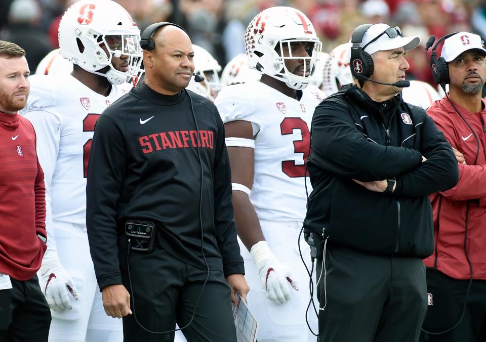 Stanford head coach David Shaw