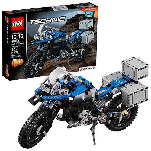 <p><strong>Lego</strong></p><p>amazon.com</p><p><strong>Out of Stock</strong></p><p><a rel="nofollow noopener" href="http://www.amazon.com/dp/B01N032XAX/" target="_blank" data-ylk="slk:Shop now;elm:context_link;itc:0;sec:content-canvas" class="link ">Shop now</a></p><p>Okay, so Lego's Technic BMW R 1200 motorcycle isn't a car kit, but it's too cool for us to ignore (hence why we've included it here as a bonus item). It comes with a fully working suspension, nifty saddle storage compartments, a two-cylinder engine, and an oh, so useful kickstand.</p><p>603 pieces</p>