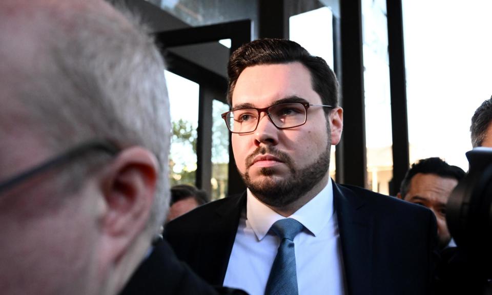 <span>Justice Lee found that on the balance of probabilities Bruce Lehrmann raped Brittany Higgins on the minister’s couch in Parliament House in 2019.</span><span>Photograph: Bianca de Marchi/AAP</span>