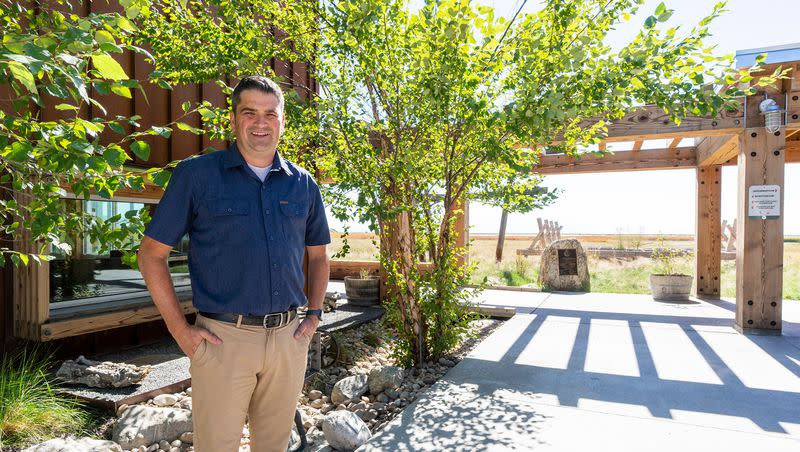 Jake Young at the Eccles Wildlife Education Center in Farmington, on Monday, Sept. 25, 2023.