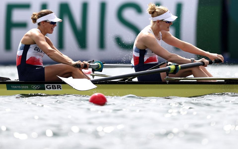 The British duo fell just short of a medal - GETTY