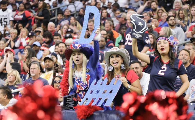 Houston Texans fans in Dallas