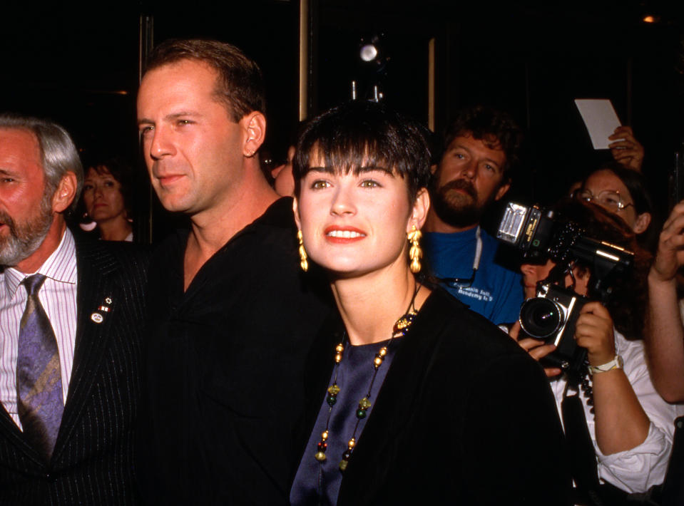 Bruce Willis y Demi Moore en 1989. (Photo by Ralph Dominguez/MediaPunch via Getty Images)