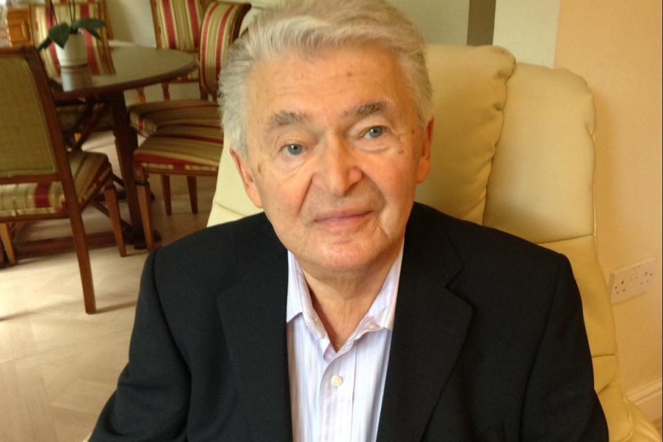 Holocaust survivor Harry Spiro, who said that 'by hating, you don’t achieve anything' (Harry Spiro)