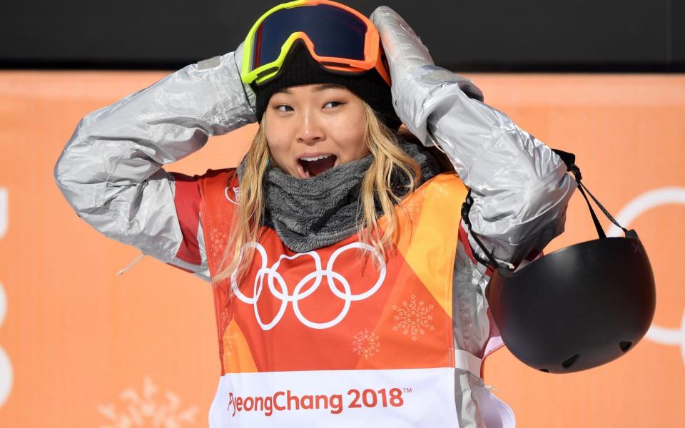 Chloe Kim has been tweeting before her runs at the Winter Olympics - Getty Images AsiaPac