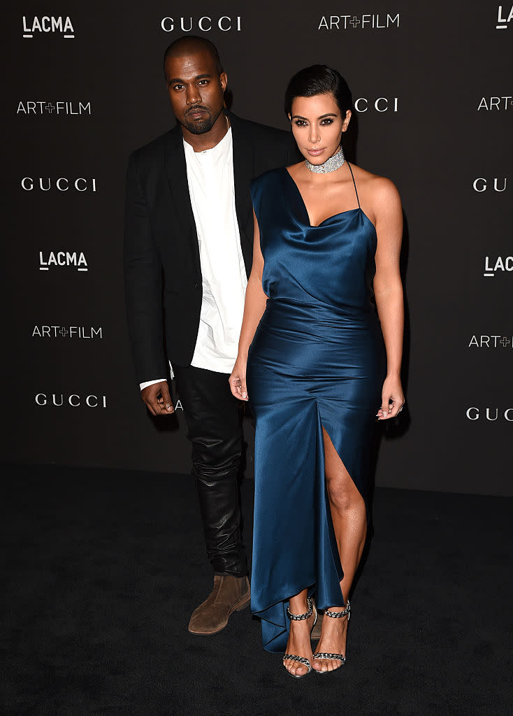 Kim Kardashian, Kanye West, LACMA, gala, 2014