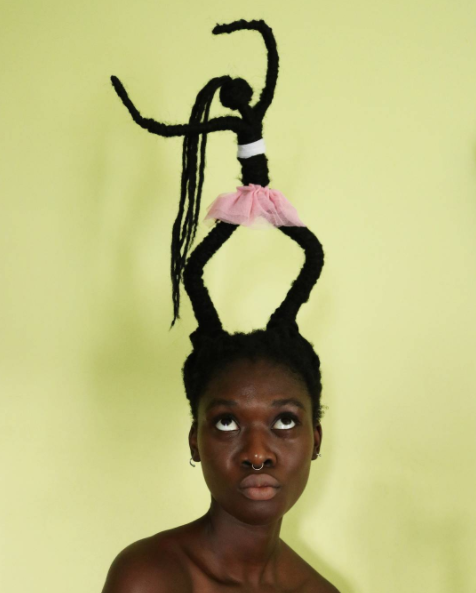 Blogger's insane hair sculptures go viral