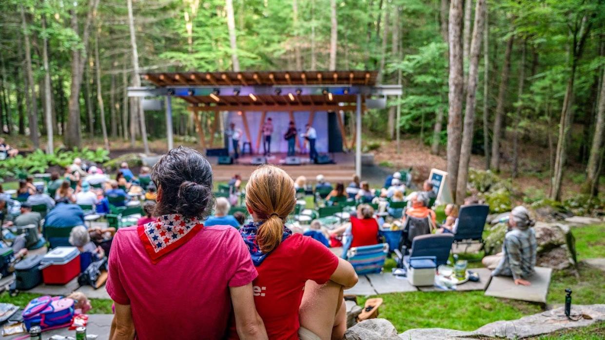 Harmony in the Woods, Hawley, features a terraced amphitheater nestled in the woods. The Foundation for Harmony Presents, a non-profit organization, opened its first season in 2021. The third season opens June 30 with two shows featuring The Everly Set. This group offers a concert tribute to The Everly Brothers.