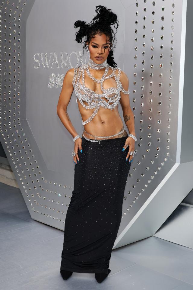 Kim Kardashian Covers Herself in Crystals for Swarovski X SKIMS Launch Party  – Every Celeb Guest In Attendance Revealed!