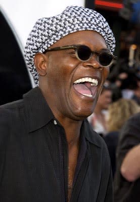 Samuel L. Jackson at the LA premiere of Columbia's Men in Black II