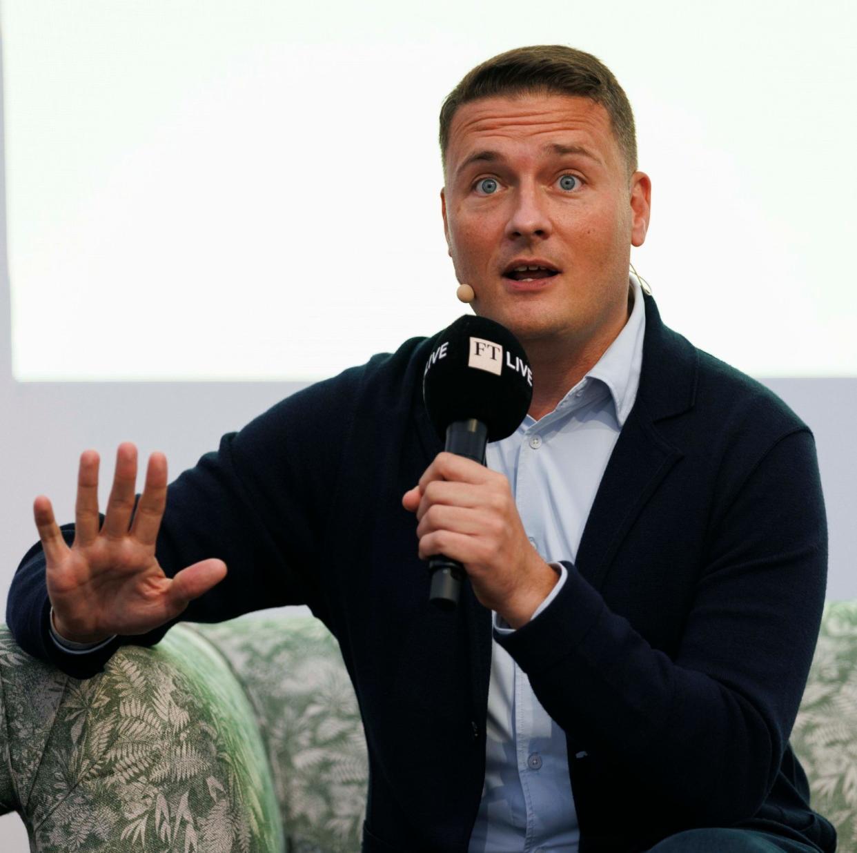 Wes Streeting, speaking at the FT Weekend Festival