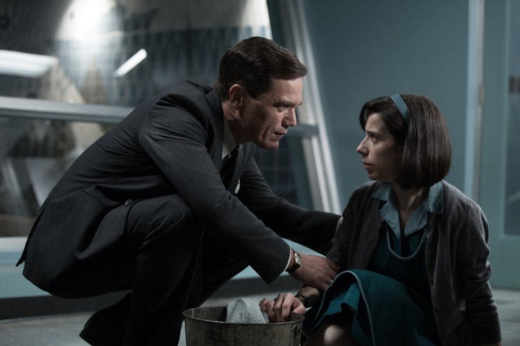 <span class="caption">Elisa Esposito in The Shape of Water.</span> <span class="attribution"><a class="link " href="https://www.foxpressofficeuk.com/films/the-shape-of-water/images/" rel="nofollow noopener" target="_blank" data-ylk="slk:Fox Searchlight;elm:context_link;itc:0;sec:content-canvas">Fox Searchlight</a></span>