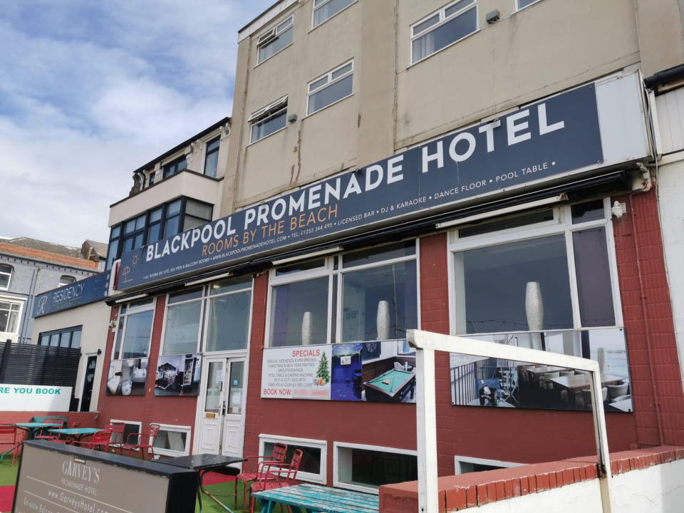 The Blackpool Promenade Hotel was not was it promised. (Kennedy)