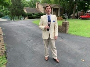 A 2022 picture of WKRN-News 2 reporter Andy Cordan, who has worked at the station since 1996