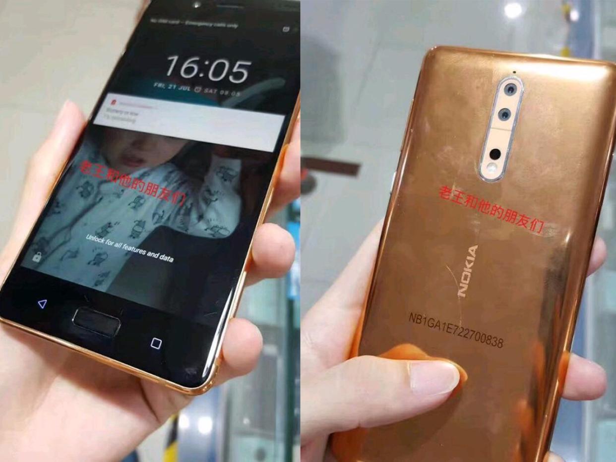 Nokia 8 Copper Lead