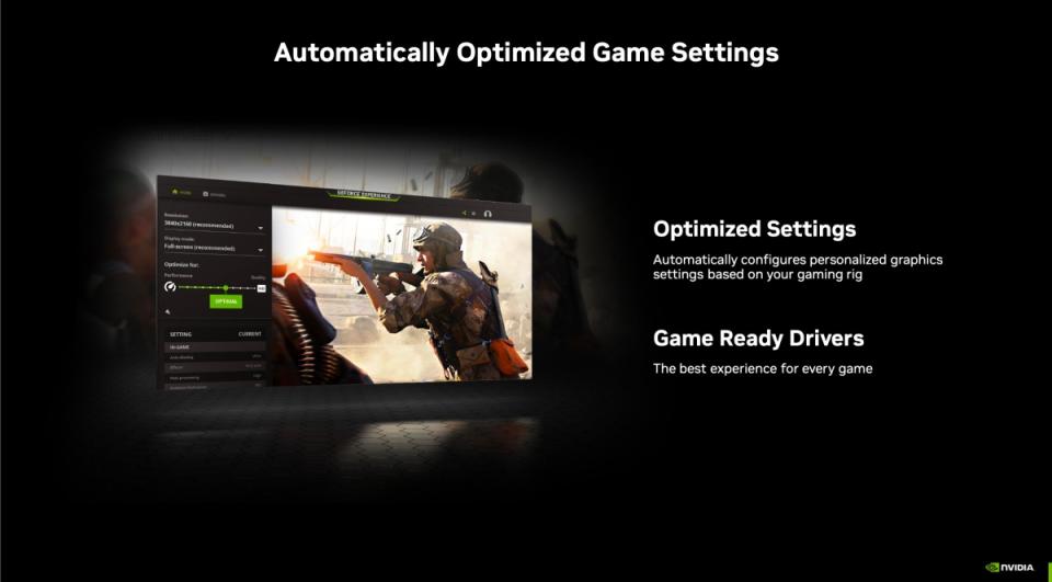 ▲在GeForce Experience軟體增加自動最佳化遊戲設定選項，並且強化Game Ready Drivers驅動程式設計