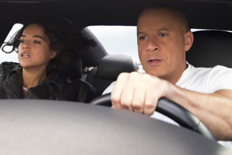 Michelle Rodriguez and Vin Diesel star in the "Fast and the Furious" franchise. Photo courtesy of Universal Pictures