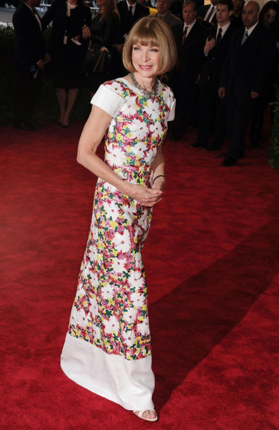 Anna Wintour at the 2013 Met Gala.