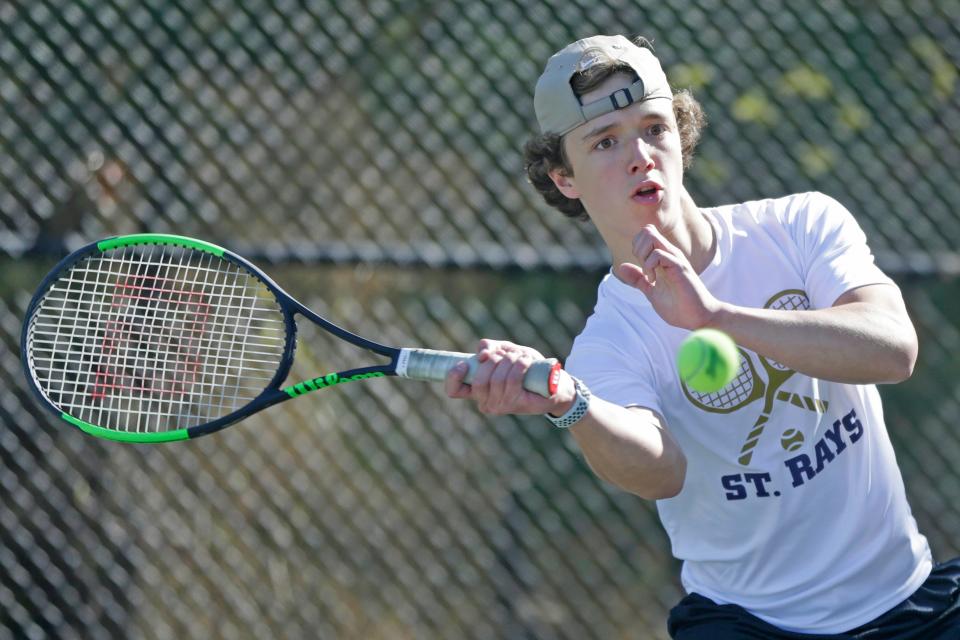 Milo Crisp's match at No. 3 singles could prove to be a point St. Raphael might need to win its Division III title match on Saturday at Slater Park.
