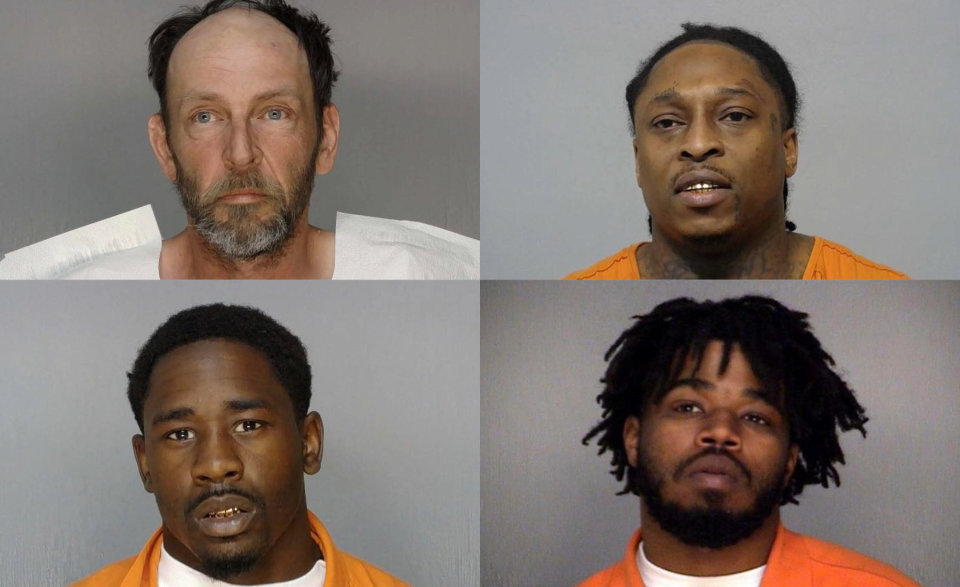 Joey Fournier, Marc Kerry Anderson, Johnifer Dernard Barnwell and Chavis Demaryo Stokes escaped from a Georgia jail on Oct. 16. All four men have been captured.  / Credit: Bibb County Sheriff's Office / Facebook