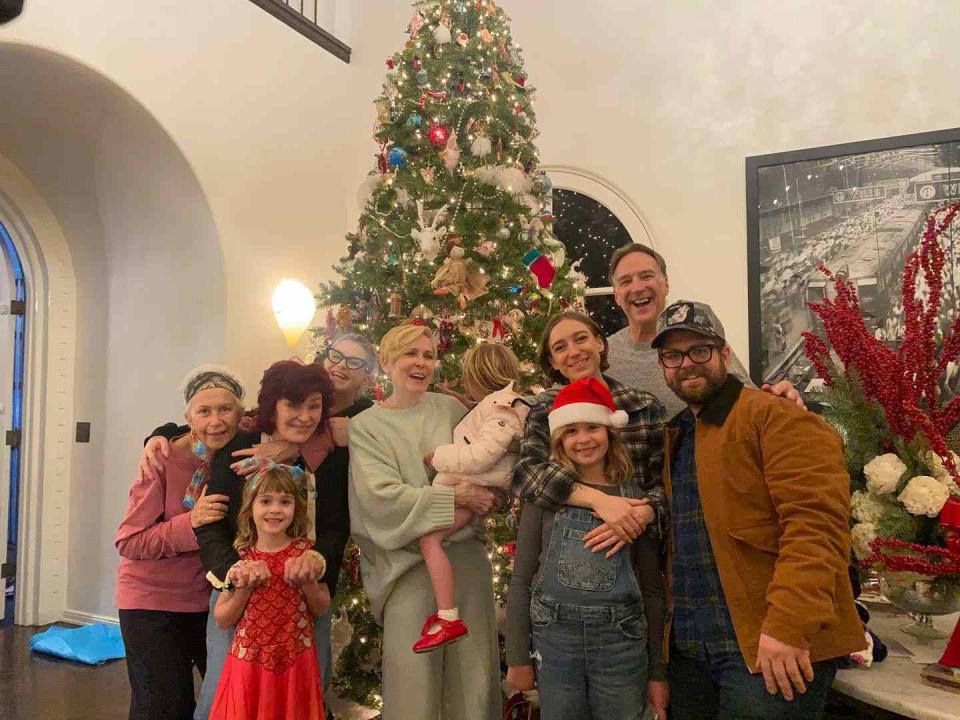 Sharon Osborne and Her Grandkids on Christmas Day